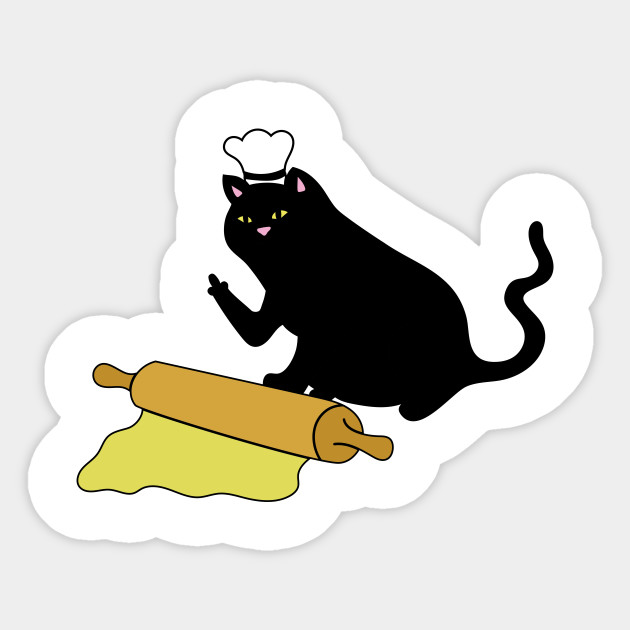 Cheeky Cat Christmas Baking Gift Cookies Fuck you